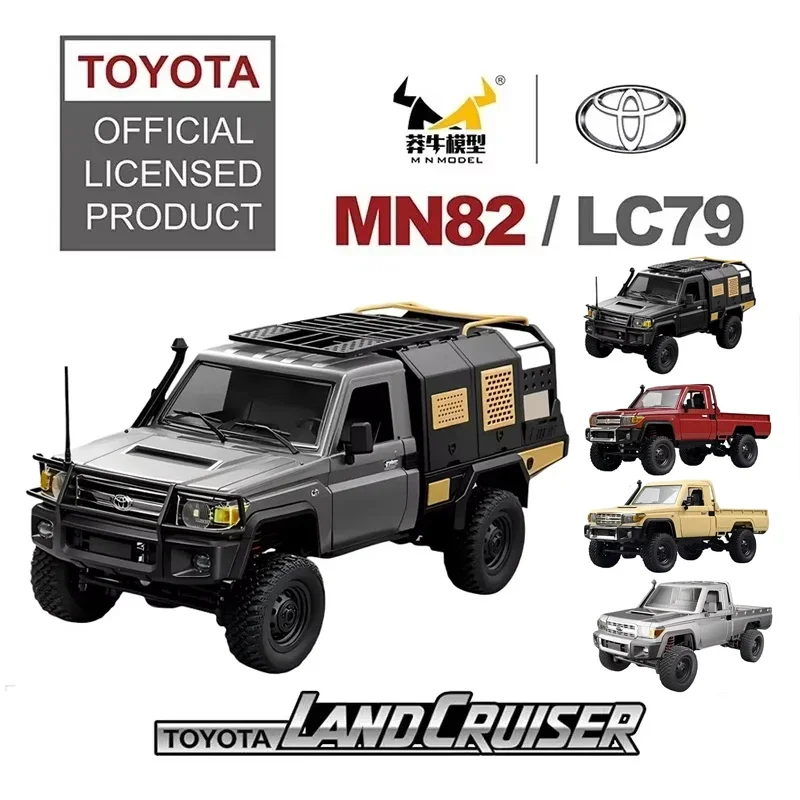 MN82S MN82 Pro Remote Controlled Climbing Off-road Vehicle 1:12 Full scale 4WD For Toyota LC79 Simulation RC Model Toy Rc Car