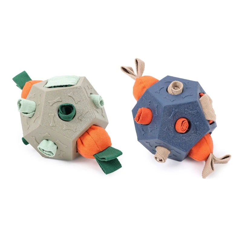

E1PD Squeaky Slow Feeder Puzzle Toy For Dog Mentally Stimulation Chewing Toy With Treats Bag for Indoor Pet Entertainment 2025