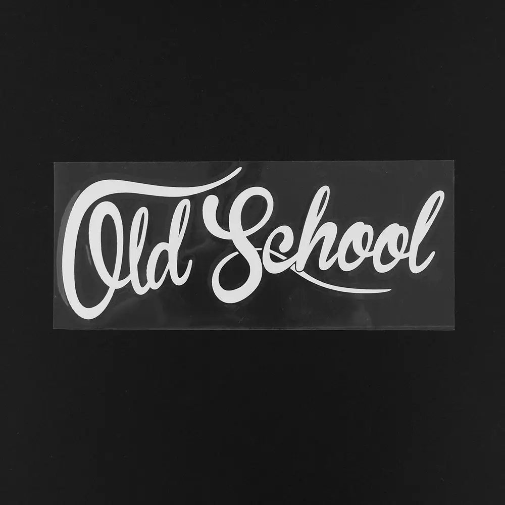 Custom  19x7CM  Vinyl  OLD SCHOOL Car Sticker Decal  Classic