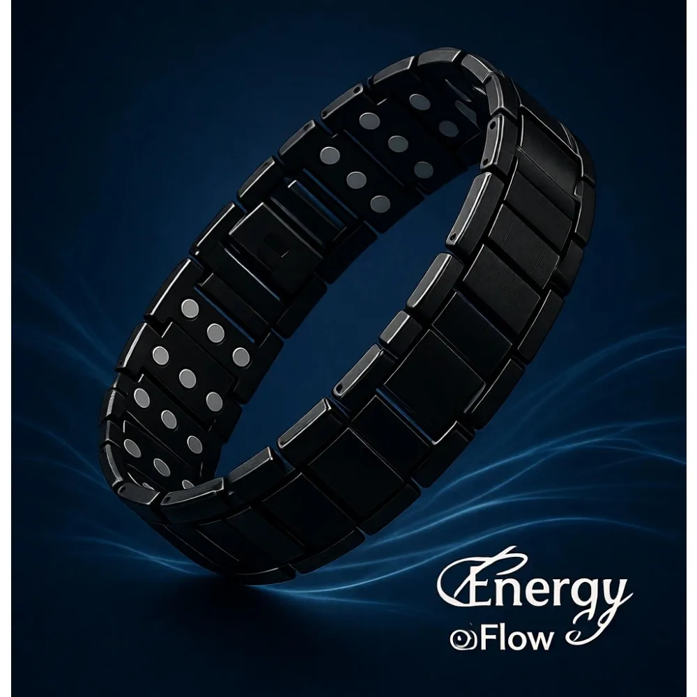 

Медный браслет с тройным магнитом для мужчин с лимфатическим кольцом и регулятором размера, подарочный набор