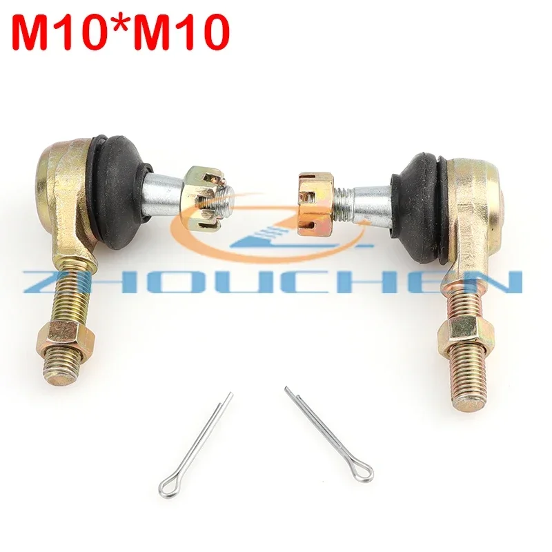 1 Pair M10*M10 Left And Right Tie Rod End Kit Steel Ball Joint For Yamaha Raptor 660 YFM660 YFM660R ATV 2001-2005