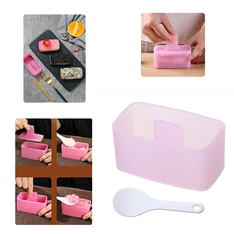 DIY Искусственные суши, прямоугольный многослойный рисовый шар, детский вспомогательный пищевой инструмент, сэндвич, меллейка