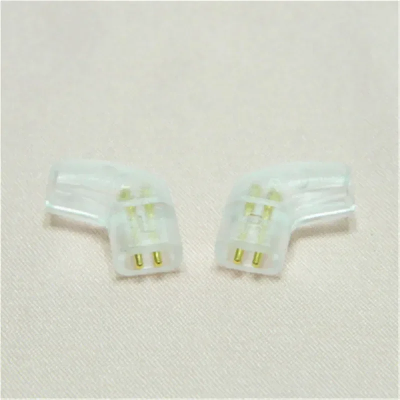 Wtyczka słuchawek złącze QDC 0.75mm 2-pinowe wtyczki do słuchawek gniazdo Audio elektroniki użytkowej dla RR NF NM2 + NA1 zestaw słuchawkowy Black Clear — zdjęcie produktu 4