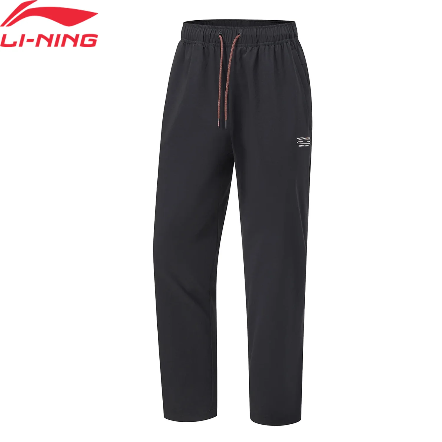 Li-Ning Men Training Pants PFC-FREE WATER REPELLENT Regular Fit 86%Nylon 14%Spandex Li Ning Sports Trousers AYKU103