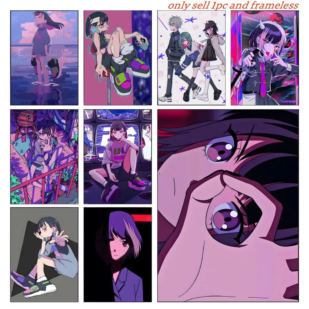 Z-zUTOMAYO Band Anime Poster Wall Art Poster Pictures, Aesthetic Home Decor For Living Room Bedroom Office