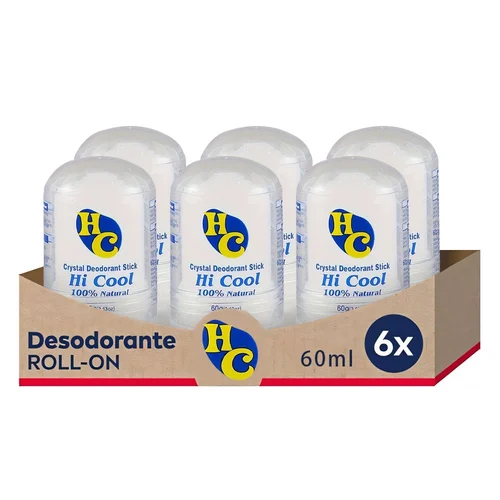 Paquete de 6 ✖ 60 Desodorante antitranspirante roll-on de impacto seco para hombres DESODORANTE 72h Protección confiable contra sin alcohol
