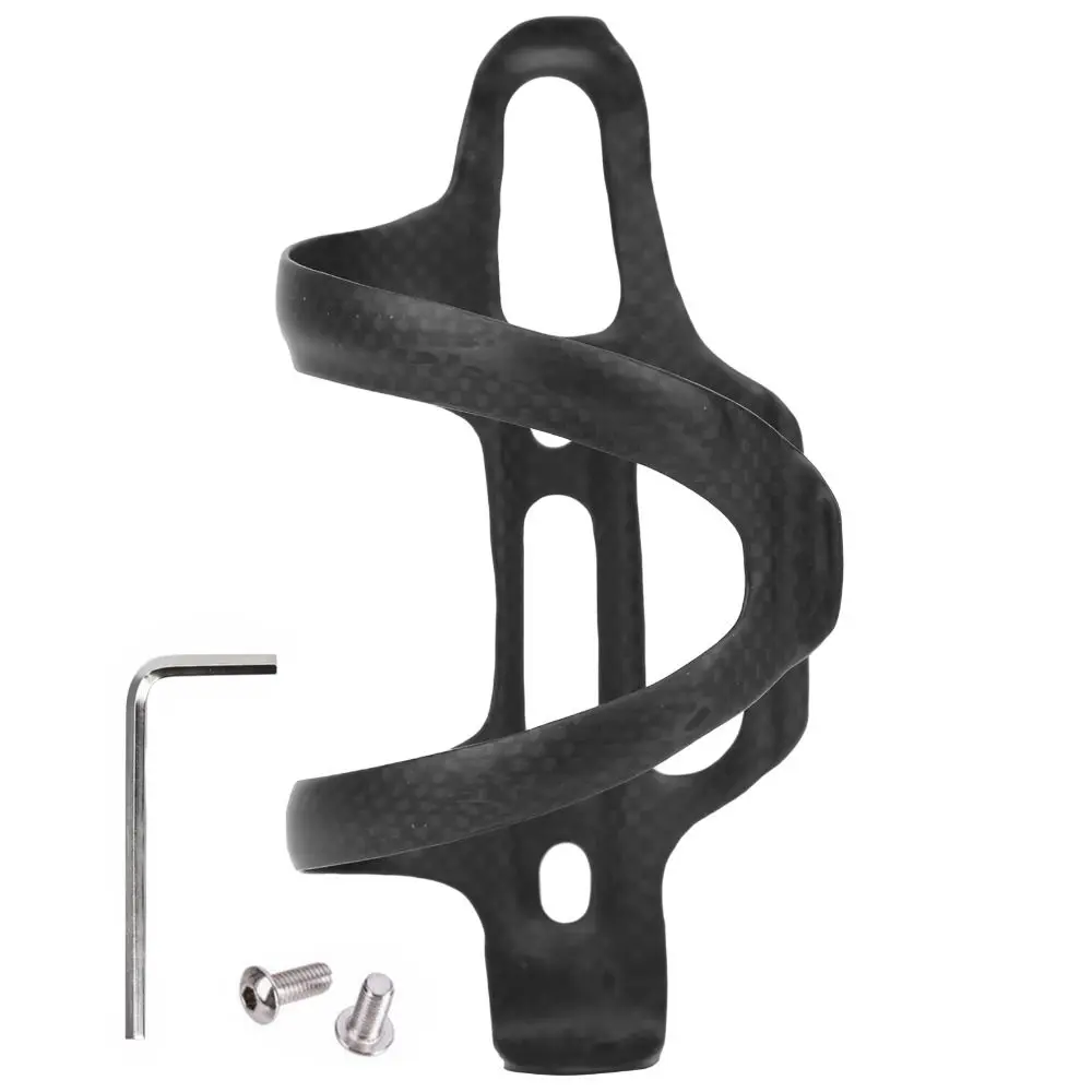 Carbon Fiber Water Bottle Cage Lightweight with Installation Tools Bike Drink Holder Ultralight Easy Access