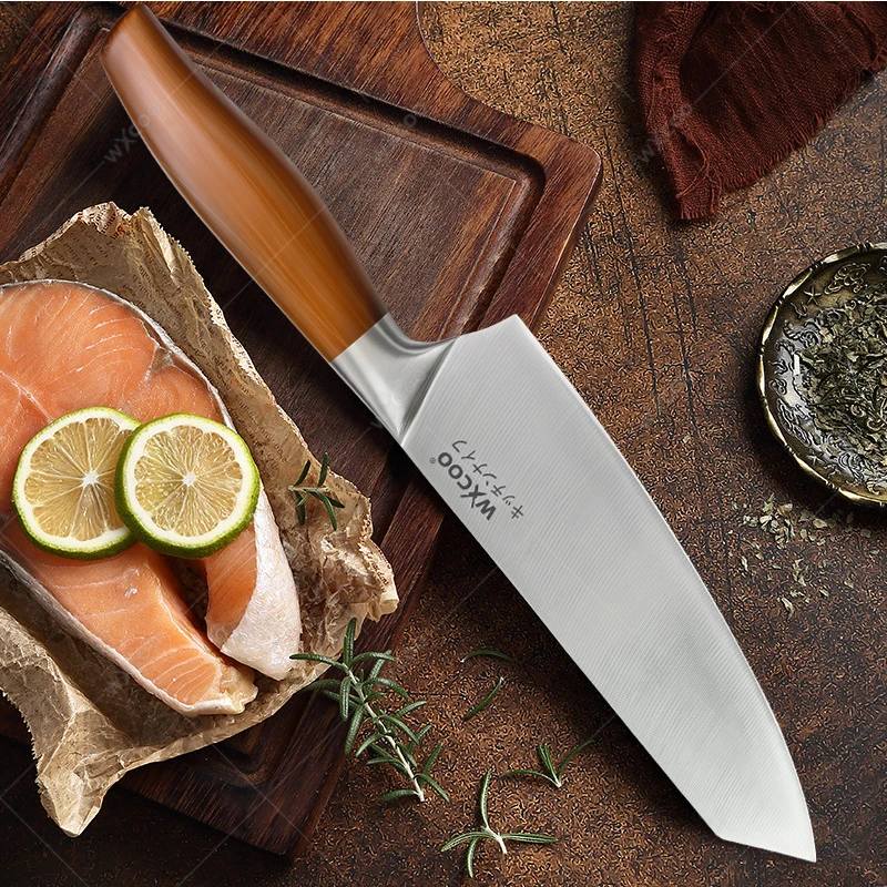 

Kitchen Chef Knife Stainless Filleting Knives Meat Cleaver Knife Japanese Salmon Sashimi Knife with Household Cooking Tools