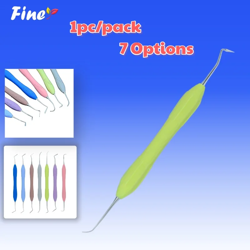 

1PC Dental Resin Spatulas Aesthetic Restoration Silicone Handle Dental Resin Composite Filling Instruments Dental Materials