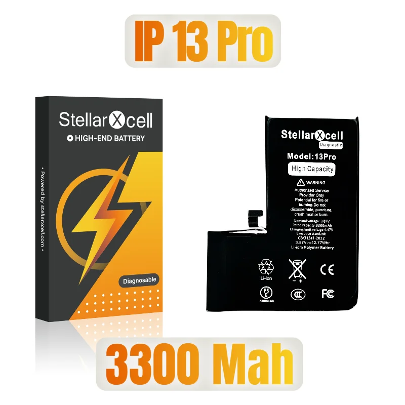 StellarXcell Diagnostische Batterij Geen onbekende onderdelen geen pop-up bericht voor iphone 12mini 13Promax 14Plus 15Pro max Met gratis tools