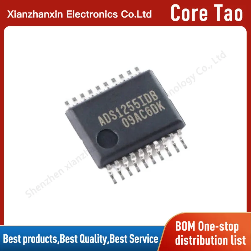 

1pcs/lot ADS1255 ADS1255IDBR ADS1255IDB SSOP-20 Digital to analog converter chip in stock