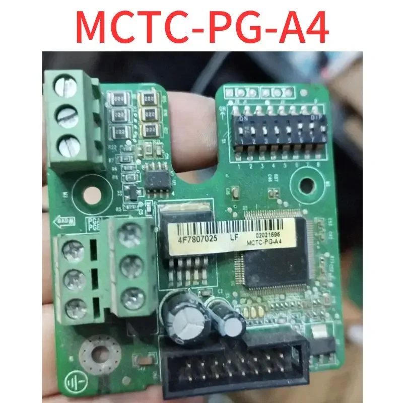 

Second-hand The frequency converter PG card MCTC-PG-A4 has good functionality