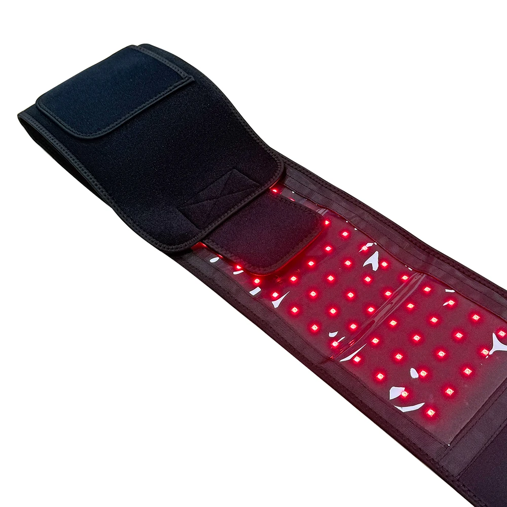 Red Light Belt Infrared Light Wrap for Body Pain Relief for Waist Back Stomach Muscle Repair, Decrease Inflammation, Speed Heal