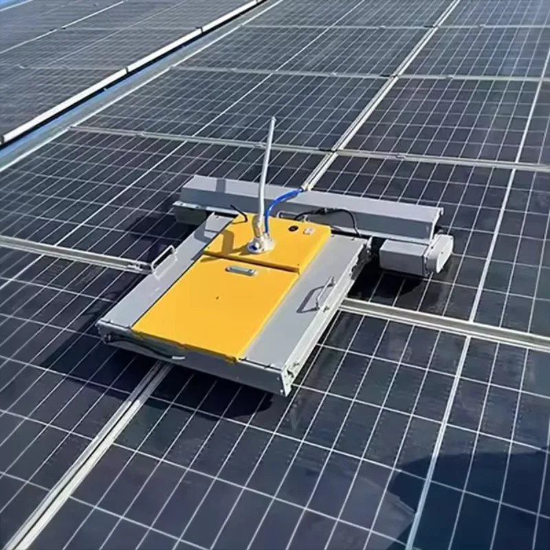 Remote Control Robot Solar Panel Cleaning Tools Solar Panel Cleaning Brush Robot Solar Panels Cleaning Machine