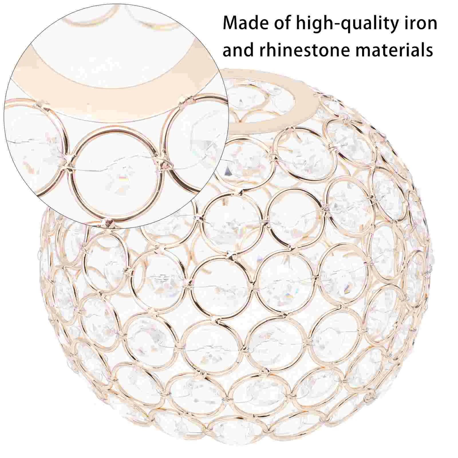 Crystal Lampshade Ceiling Light Chic Lamp Light Shade for Home crystal lamp shade iron lampshade