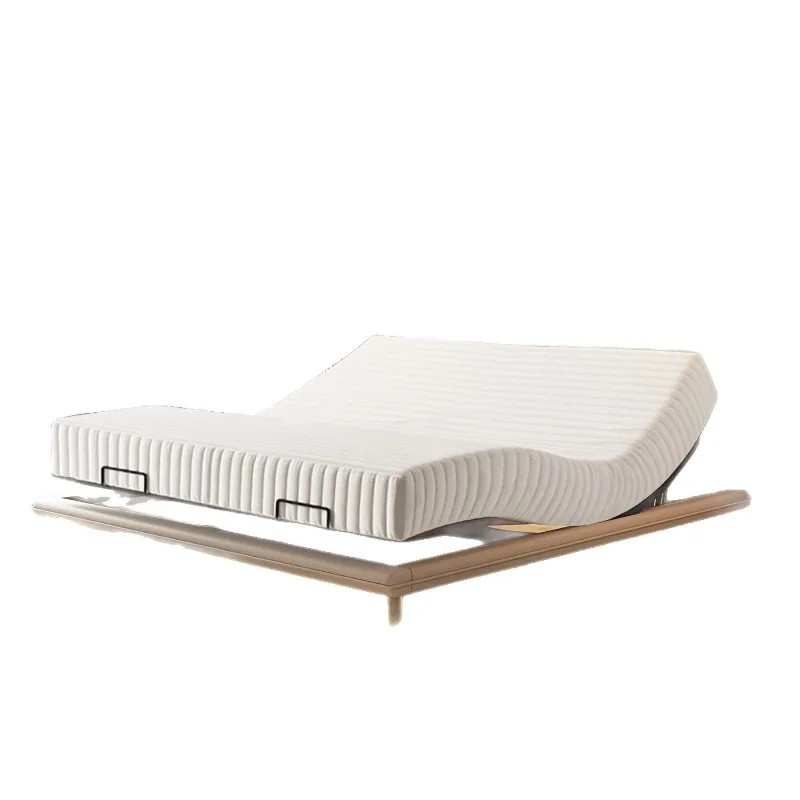 Suspended electric bed Smart leather bed Zero gravity lift Suspended multi-functional master bedroom