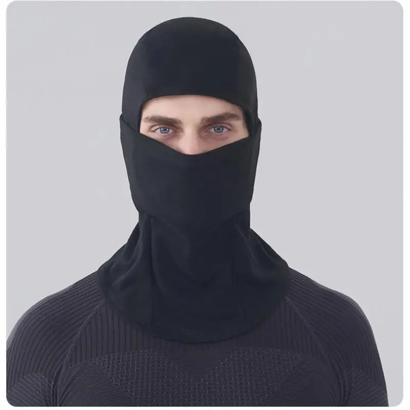 بالاكلافا الدافئة لركوب الدراجات في الهواء الطلق، قطعة واحدة من قناع الوجه الرياضي الشتوي، لتدفئة الرقبة في الطقس البارد للرجال والنساء