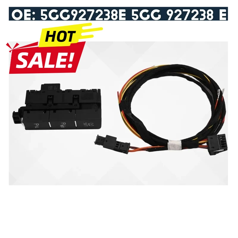 

For Golf 7 Compatible 5GG927238E Parking Assist Radar Tire Pressure Monitoring Switch Button With Wire