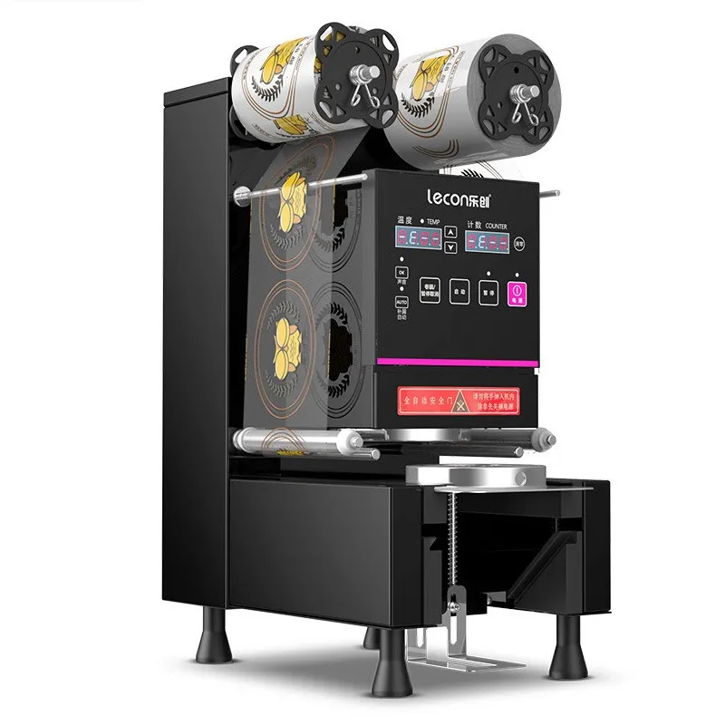Shop commercial soy milk beverage cup sealing machine small milk tea shop equipment