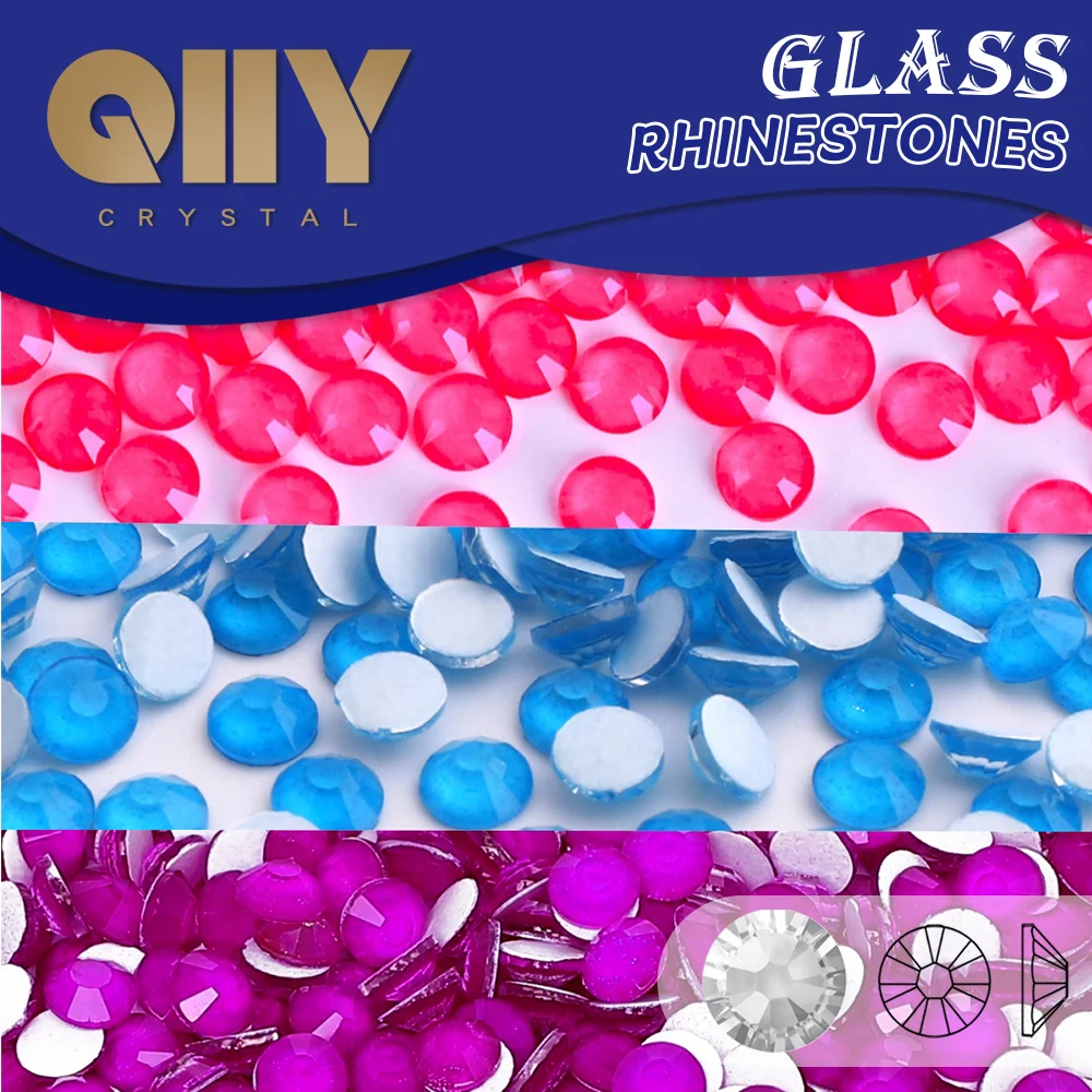 1440Pcs Glass Rhinestone Crystal Nail Crafting Supplies Art Glitter For Jewelry Making Garment Wedding Dress Nail Art Decoration