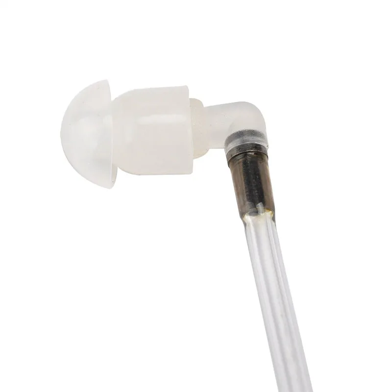 أطراف أذن فطر مطاطية من السيليكون ، سماعات أذن بديلة لـ FBI ، لفائف صوتية ، نمط أنبوب الهواء ، ميكروفون PTT ، سماعة أذن ، 50 *