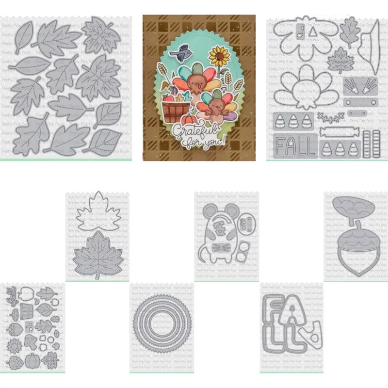Acorn Shaker Fall Bucket Metal Cutting Dies and Stencil cut die mold blade knife punch Scrapbook Paper craft stencils dies 2026