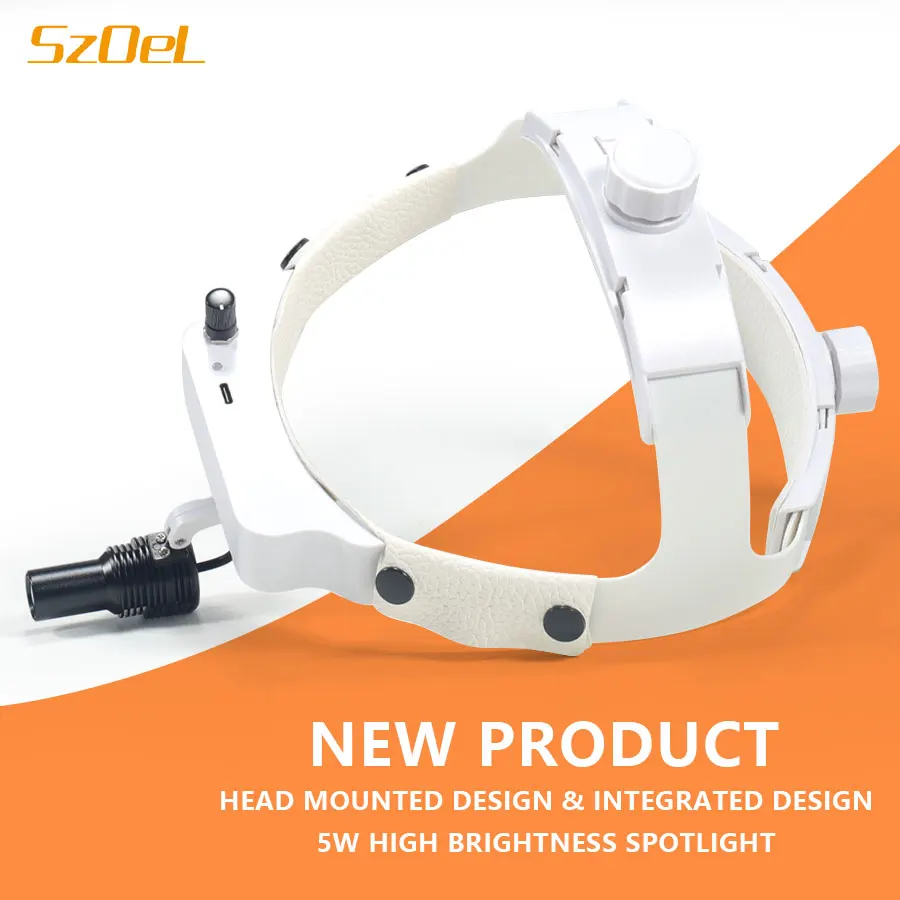 

5W Dental Head Mounted Integrated High Brightness Spotlight, Suitable for Ear, Nose, Throat, Orthopedic Beauty and Oral Surgery