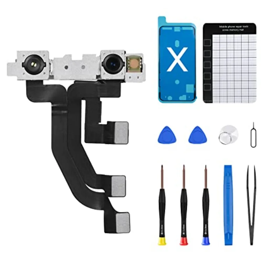 

for iPhone X Front Camera Replacement Repair Kit 7MP 5.8 for iPhone 10 OEM Facing Lens Module Part Structured Light Receiver Tr