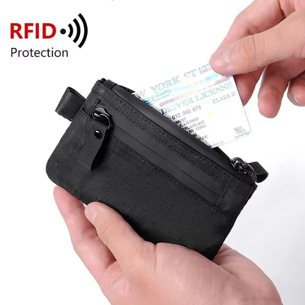 المحمولة X-Pac المواد RFID المحفظة الذكية رقيقة RFID حجب حامل البطاقة خفيفة الوزن محفظة النقود المعدنية #2