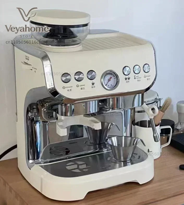 # l Semi Automatic Espresso Cafe Machines professional Commercial Express Espresso Coffee Machine with Grinder