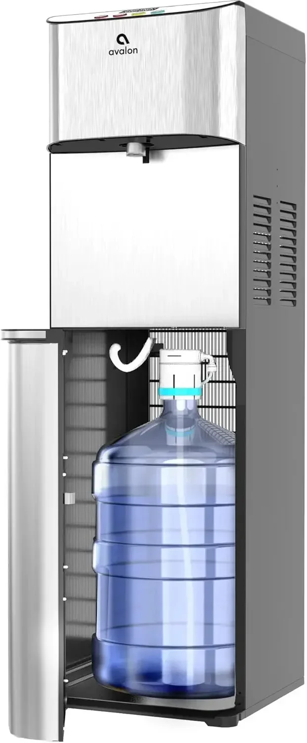 Electronic Bottom Loading Water Cooler Water Dispenser - 3 Temperatures, Hot, Cold & Room Water, Durable Stainless Steel