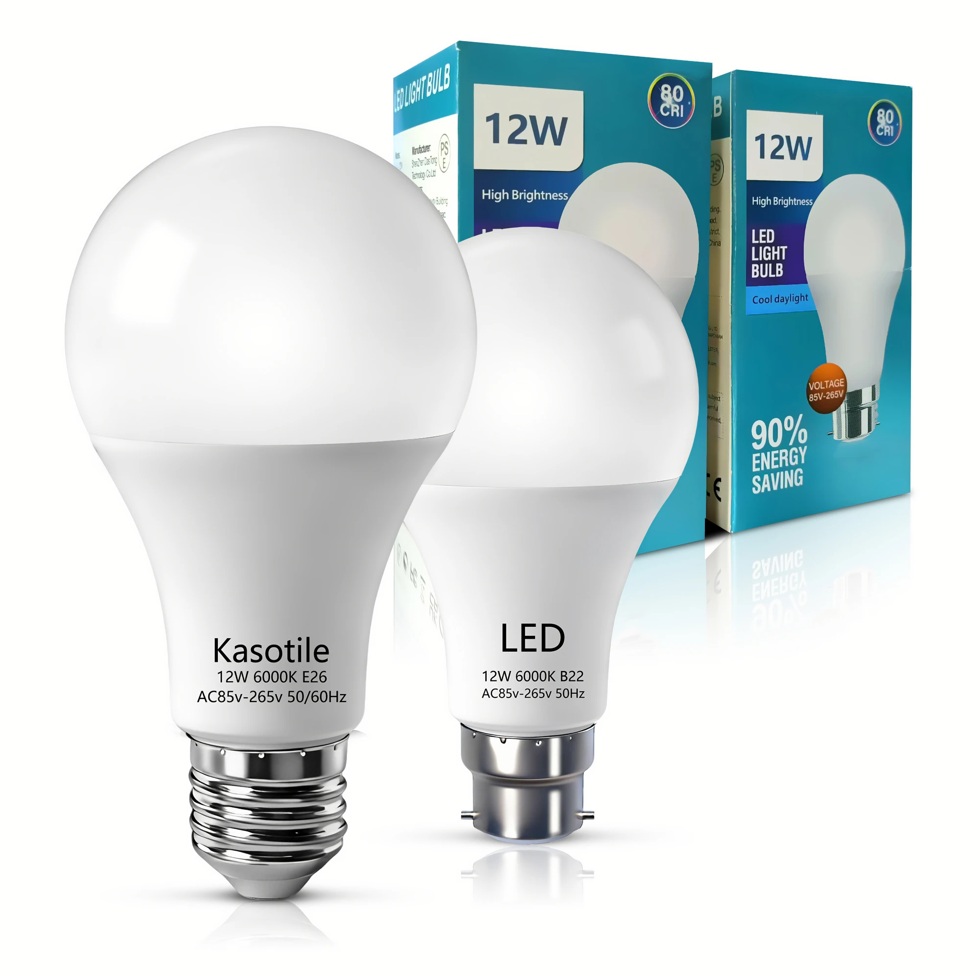 Kasotile E26 B22 9W…