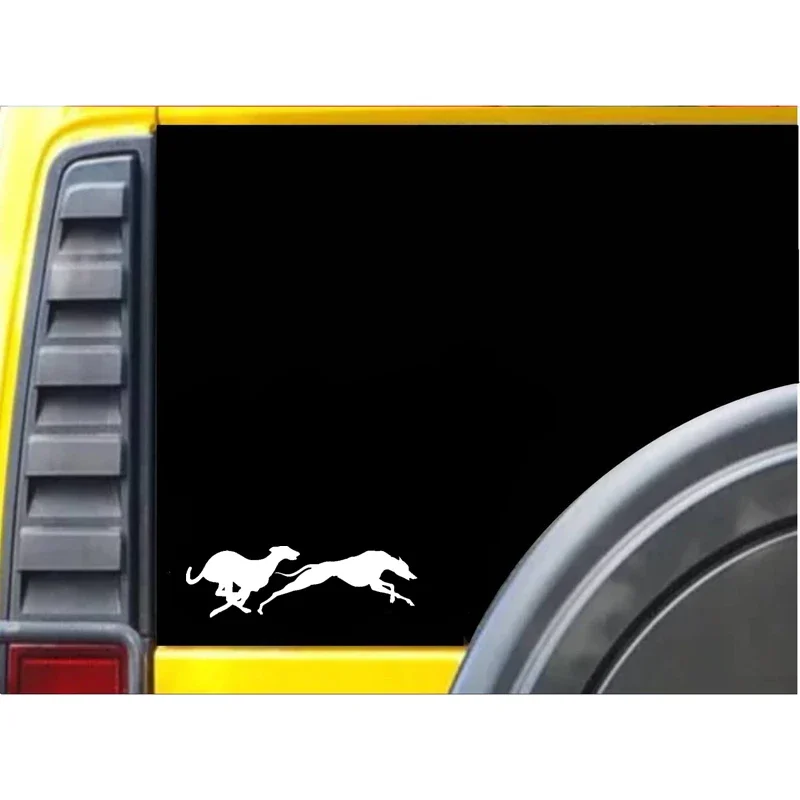 Fashion Car Sticker Racing Car Greyhounds Personalized Sticker Waterproof and Sunscreen Cover Scratches PVC 17*5cm