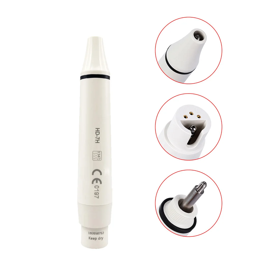 Dental Ultrasonic Scalers Detachable Handpiece HD-7H Fit D*E S*Telec Tips Dentistry Calculus Oral Cavity Clean Tools