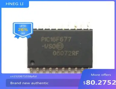 

100% NEWHigh quality products pic16f677-i/SO pic16f677 SOIC-20