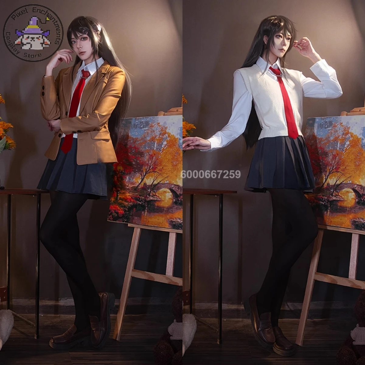 

Top Rascal Series Character Cosplay Costume Anime Mai/Sakuta Role Playing Clothes School Uniform Outfit Men Women ComicCon Party