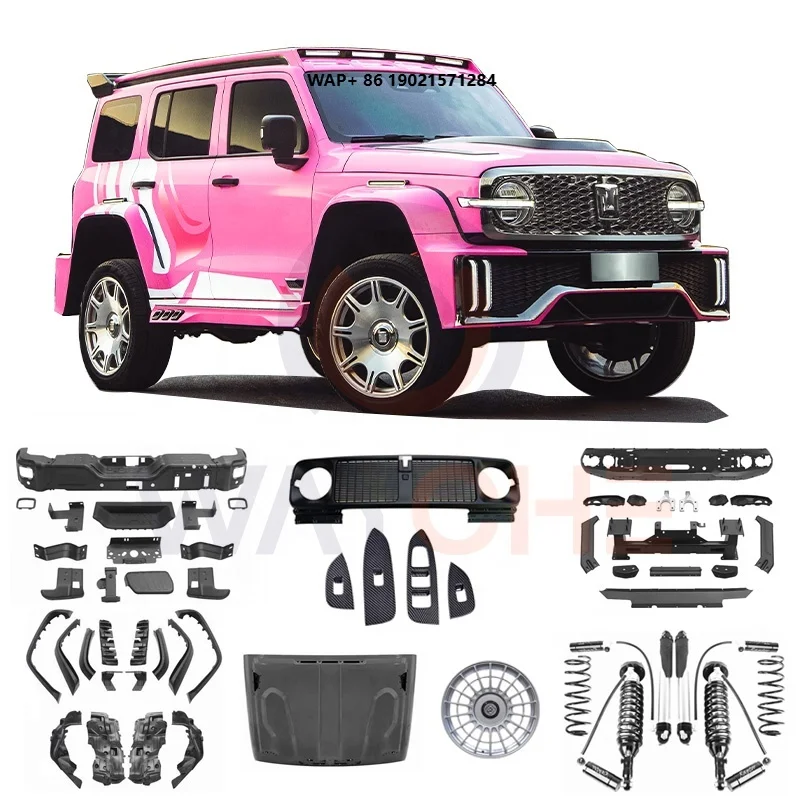 Customized Car Body Kit Accessories Suspension Bumper Roof Racks Grill Shocks Absorber Spoiler for GWM WEY Tank 300 Upgrade