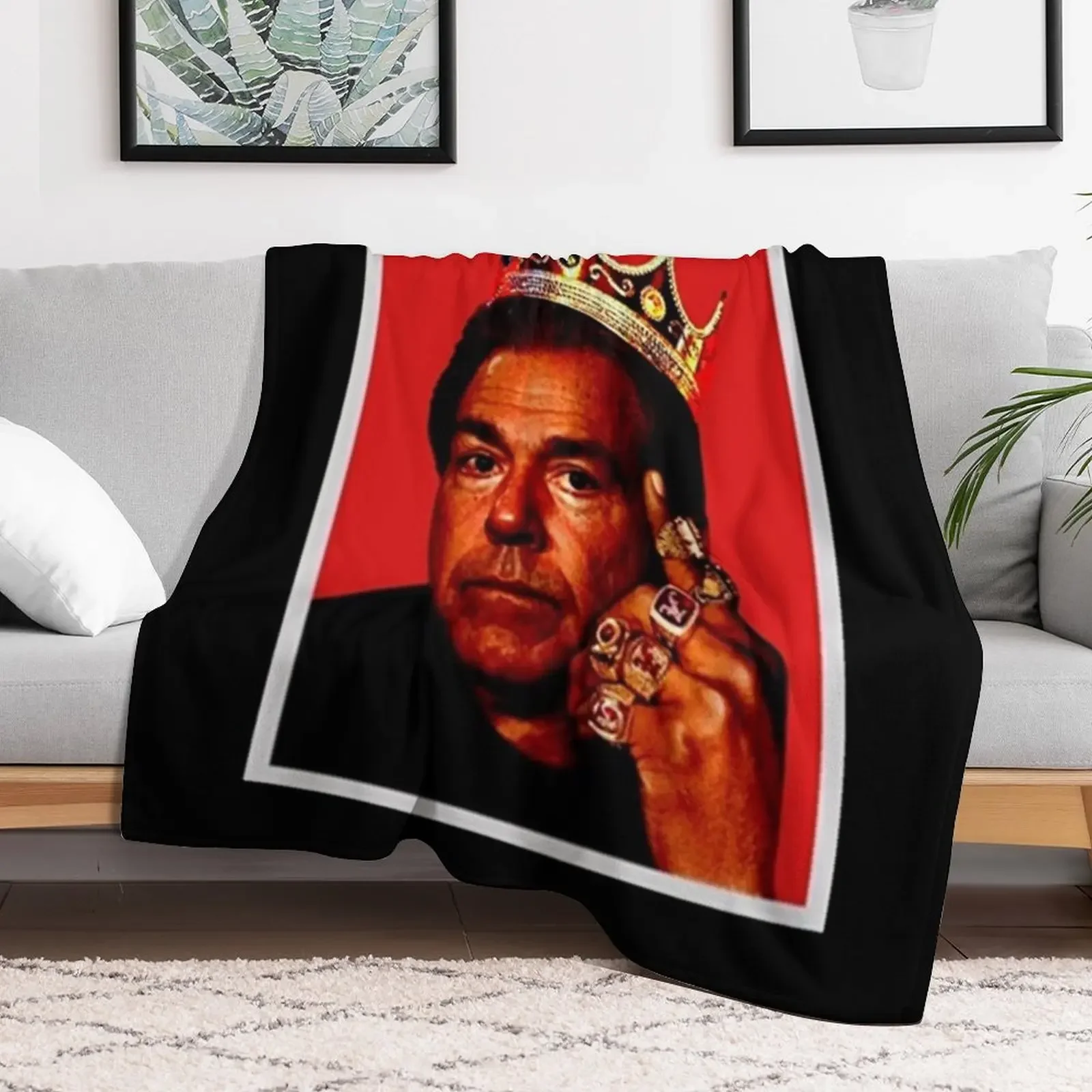 Nick Saban Rings Throw Blanket wednesday For Baby Hairy Extra Large Throw Blankets