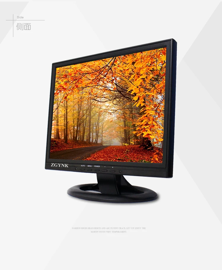 14.1 inch computer display security LCD monitor HD VGA HDMI   BNC AV Industrial Office Screen