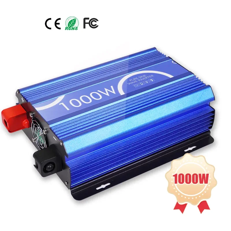 High frequency Solar Inverter Dc 12v 24v To Ac 110v 220v 1000W Pure Sine Wave Inverter Car Home Power Inverter Generator