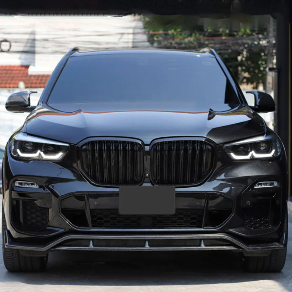 

Car Front Bumper Lip Spoiler Diffuser Splitters Body Kit Aprons Cover Guard Trim For BMW X5 G05 2019 2020 2021 2022