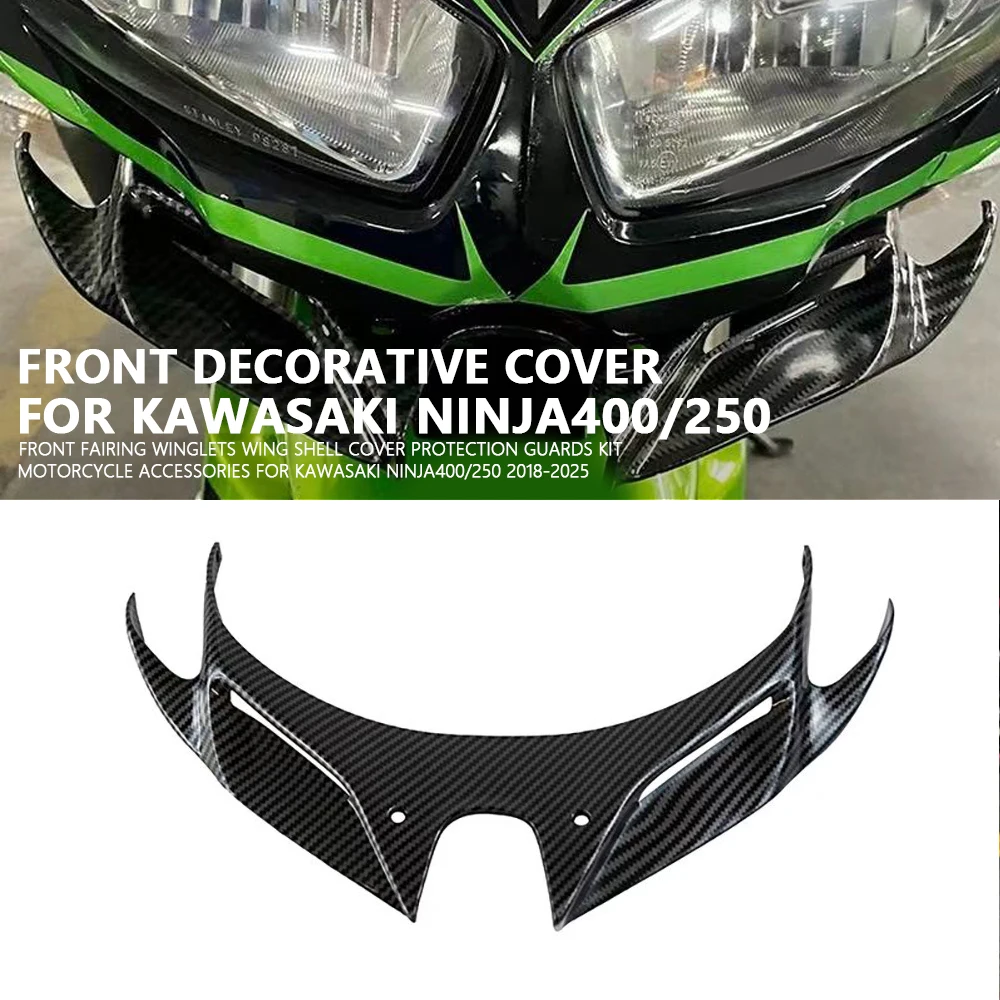

Для KAWASAKI ninja 400 ninja 250, аксессуары для мотоциклов, передний обтекатель, крылышки, защитный чехол, комплект 2018-2025