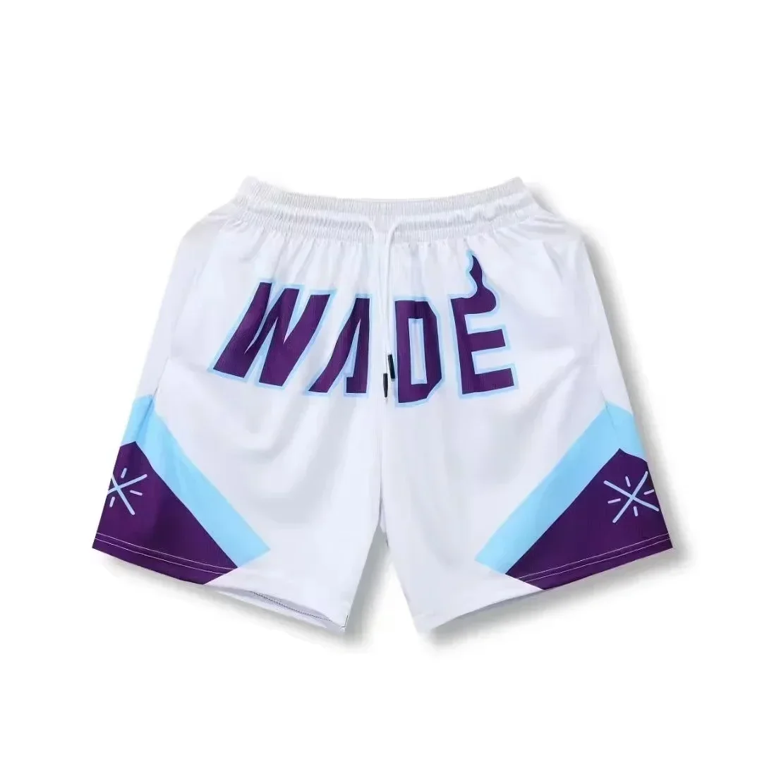 Popular Summer Wade American Sports Basketball Shorts But Knee Casual Quick-drying Loose Breathable Training Fitness 3D Printing