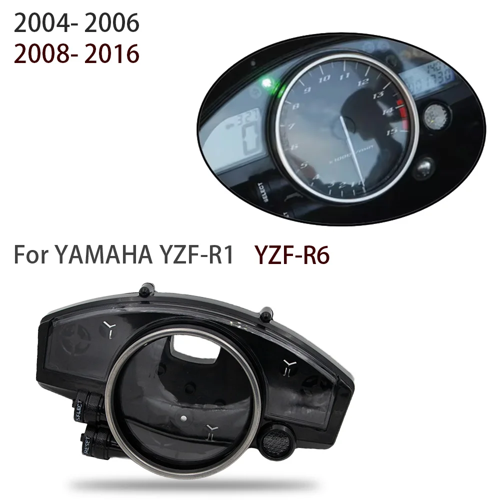 

Speedometer Tachometer Gauge Case Cover Fits For Yamaha YZF R1 2004 2005 2006 YZF R6 2008 - 2016 2013 2014 Instrument shell