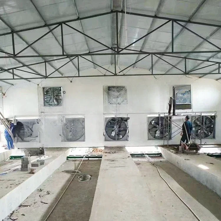 Hot Sales 44 Inch 5000 Cfm Metal 6 Iron Blades Ventilation Factory Chicken House Exhaust Fan Industrial Solar Attic Exhaust Fan