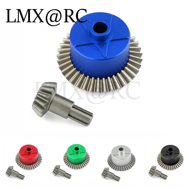 LMX RC Metal Diff Case Diff Gear 37T Input Gear 13T for ARRMA 1/10 Kraton Senton Big Rock Granite Outcast 4x4 Upgrade Parts