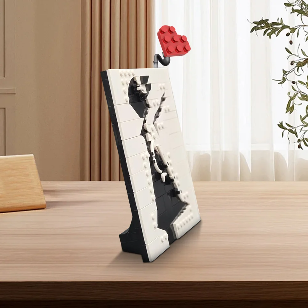 

MOC-223673 Banksy - Girl with Balloon Building Blocks Blocks Toy Children's Birthday Gift