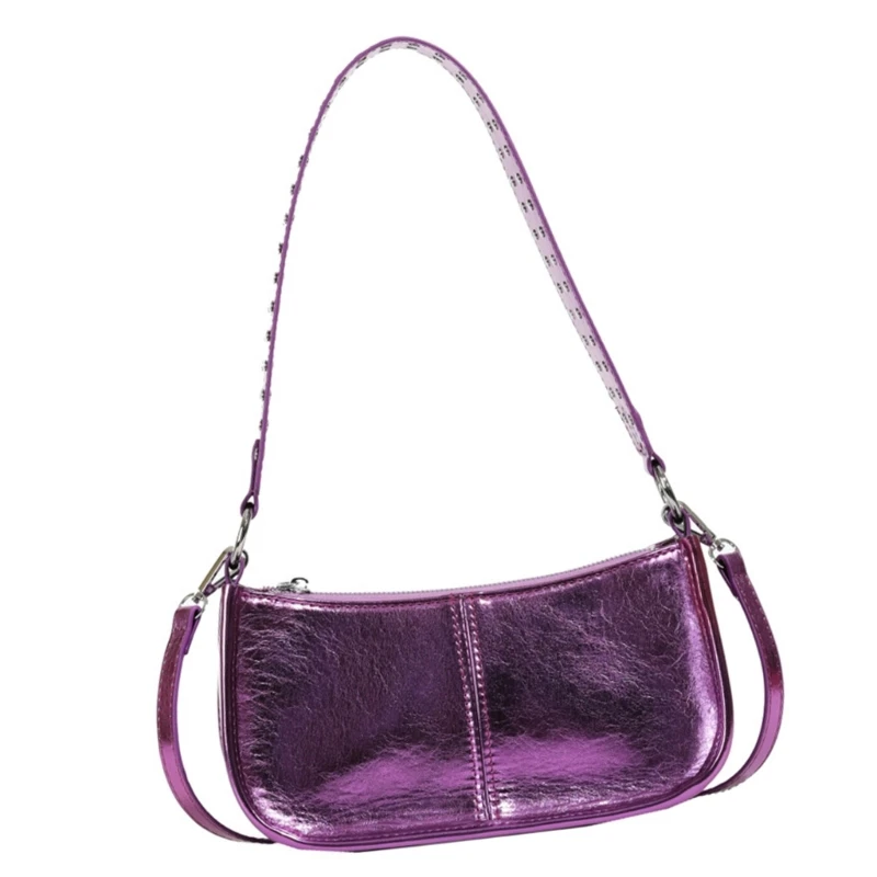 Bolso mujer, bolso hombro estilo coreano, bolso axila Color bolso cruzado cuero PU, bolso axila