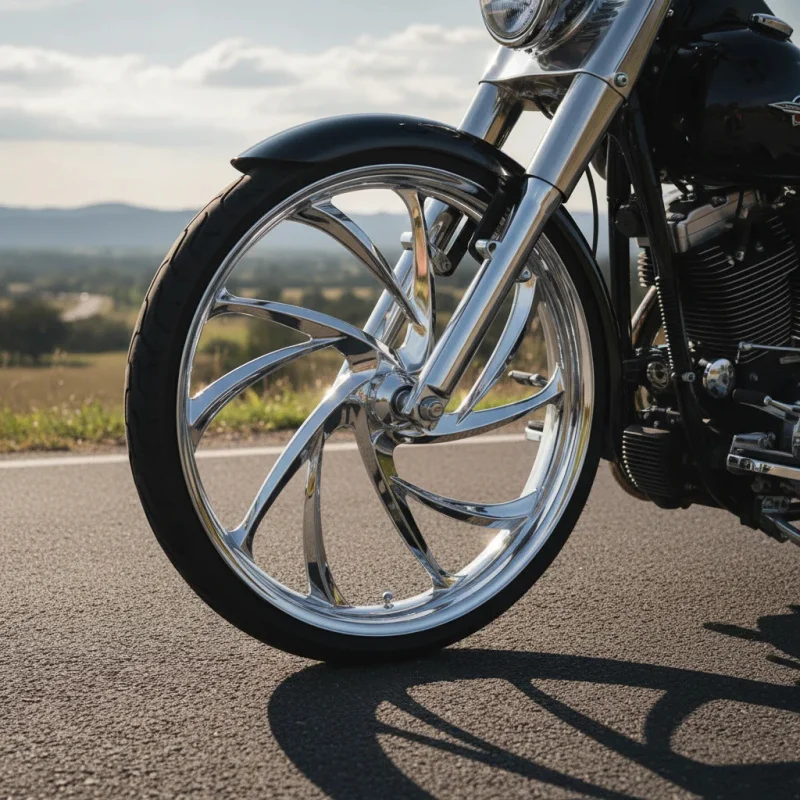 

30-Inch Forged Aluminum Motorcycle Rims for Harley Davidson Front 2008-2019 with 1-Year Warranty