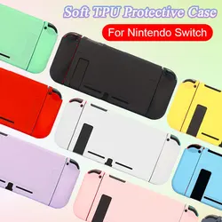 Soft TPU Case For Nintendo Switch Game Console NS JoyCon Controller Shell Fashion Candy Color Protective Cover Accessories
